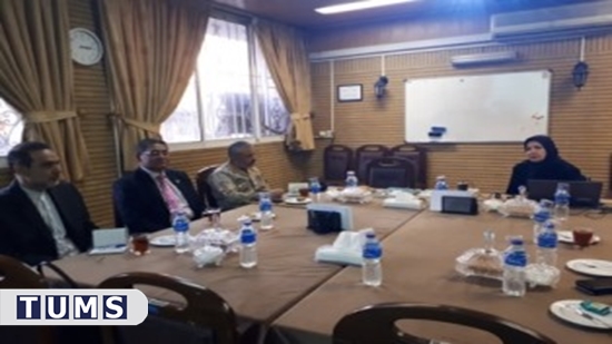 بازدید فرمانده نیروی مبارزه با مواد مخدر پاکستان در راس یک هیئت بلند پایه از مرکز ملی مطالعات اعتیاد